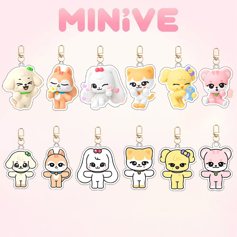 Jewelry Making Resin - Llavero de acrílico Ive Minivek Kpop