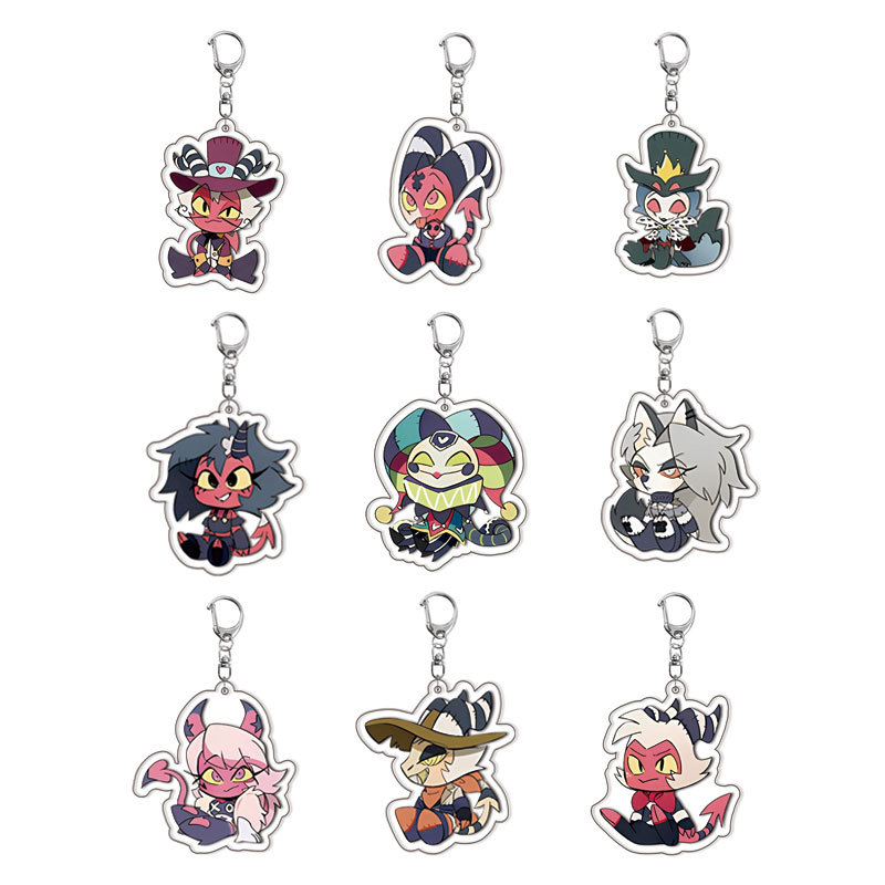 Jewelry Making Resin - Hazbin Hotel Nuevo Llavero Acrílico Popular