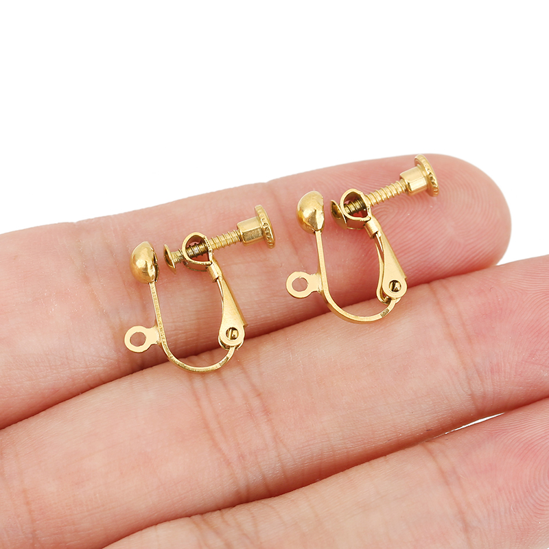 Jewelry Making Metals - 4 piezas de clips para pendientes