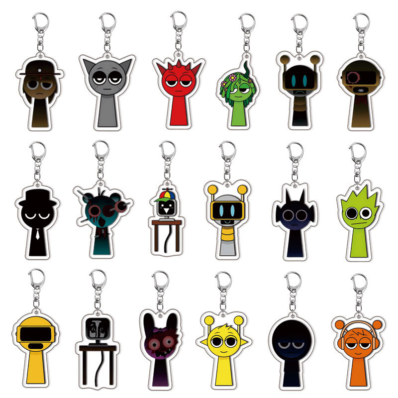 Jewelry Making Resin - Incredibox Sprunky Beats Rhythm Crew Llavero