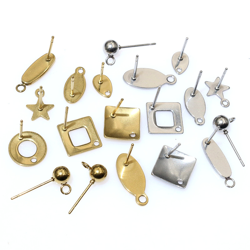 Jewelry Making Metals - 20 piezas de acero inoxidable, pendientes