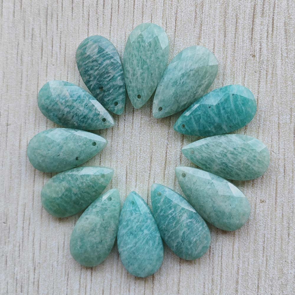 Jewelry Making Amazon - Hermosos colgantes facetados de piedra natural