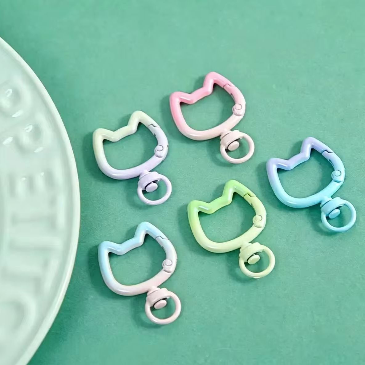 Jewelry Making Metals - Lote de 5-10 Mosquetones con Diseño
