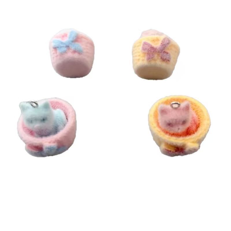 4 colgantes de gato de resina  - Jewelry Making Resin reseña y precio
