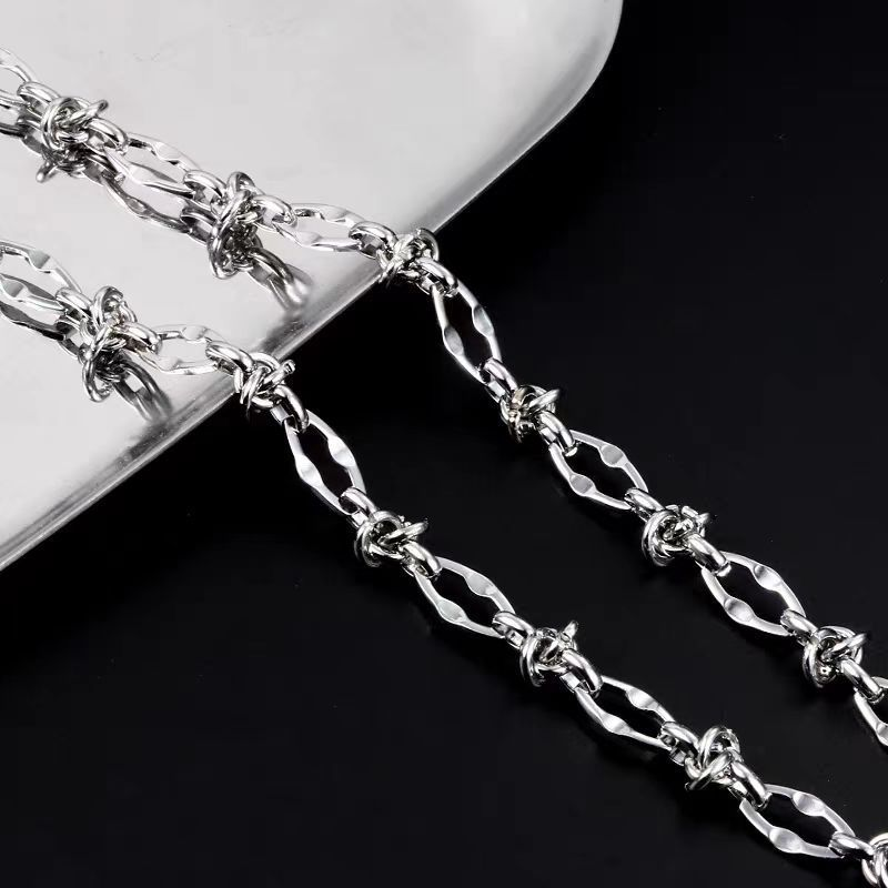ASONSTEEL-collar de cadena de  - Jewelry Making Knots For Clasps reseña y precio