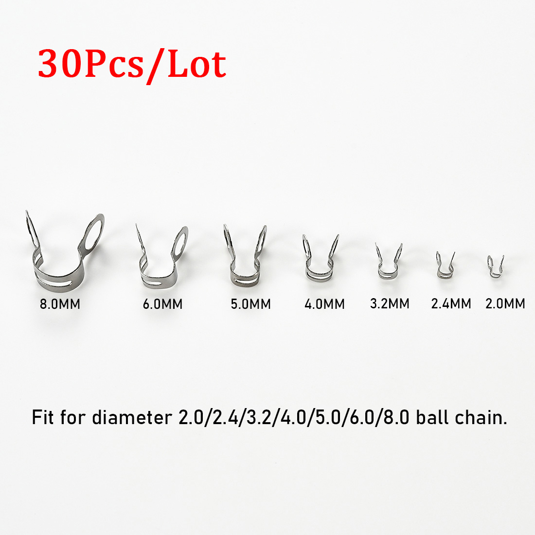 30 Uds. De cierres de conector - Jewelry Making Metals reseña y precio