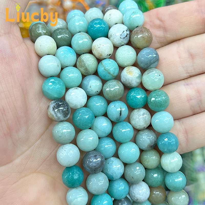 Cuentas facetadas de piedra Na - Jewelry Making Amazon reseña y precio