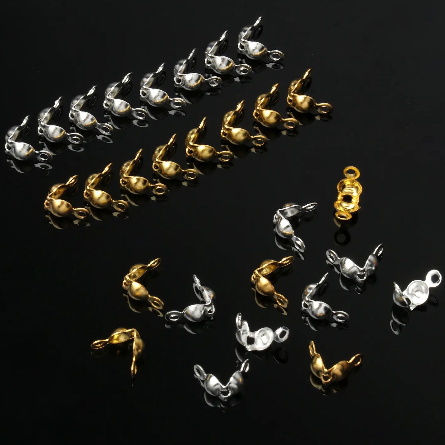 300 unids/lote 4x8mm concha de - Jewelry Making Knots For Clasps reseña y precio